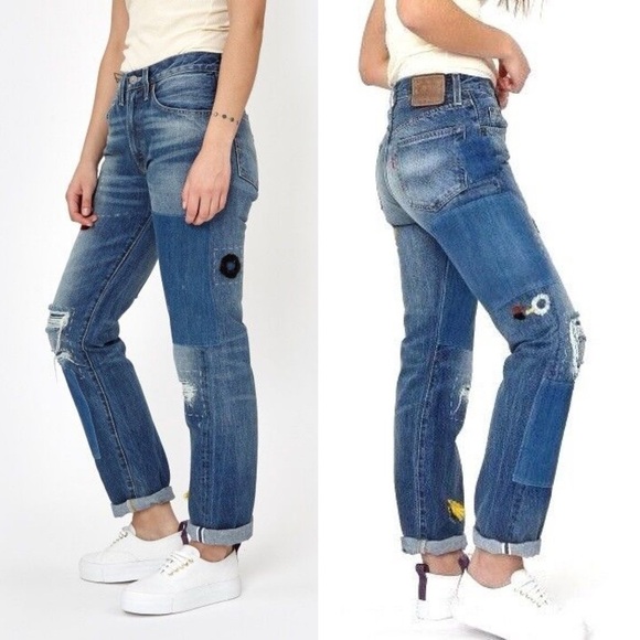 Levi’s 501z Jeans 1954 Vintage Clothing Selvedge Jeans Est. Size 28/6* New NWT - Picture 2 of 15